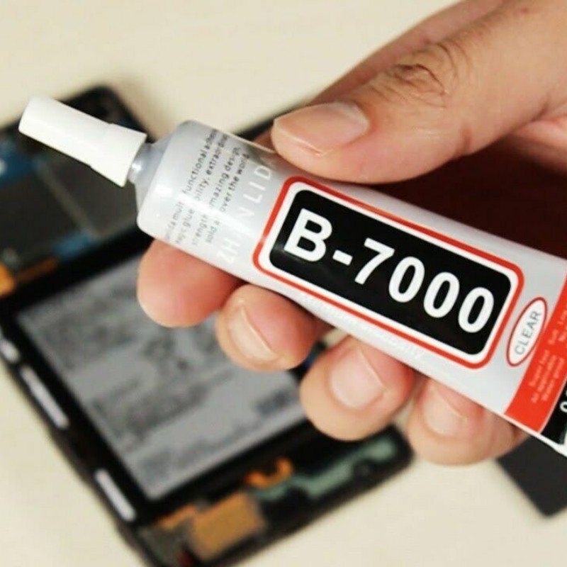 B7000 Glue with Needle Mobile Phone Point Drill DIY Jewelry Decorative Mobile Phone Screen Glue, Size: 25 mL, White